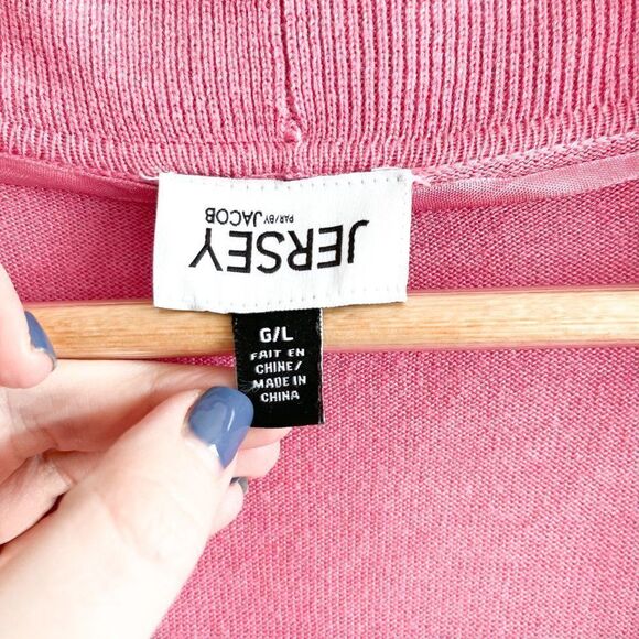 Jacob // pink cardigan // cinched back // size large // EUC - Picture 3 of 8